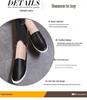 Mocassini bianchi versatili slip-on da donna – Scarpe casual basse da sera per l'autunno 2025