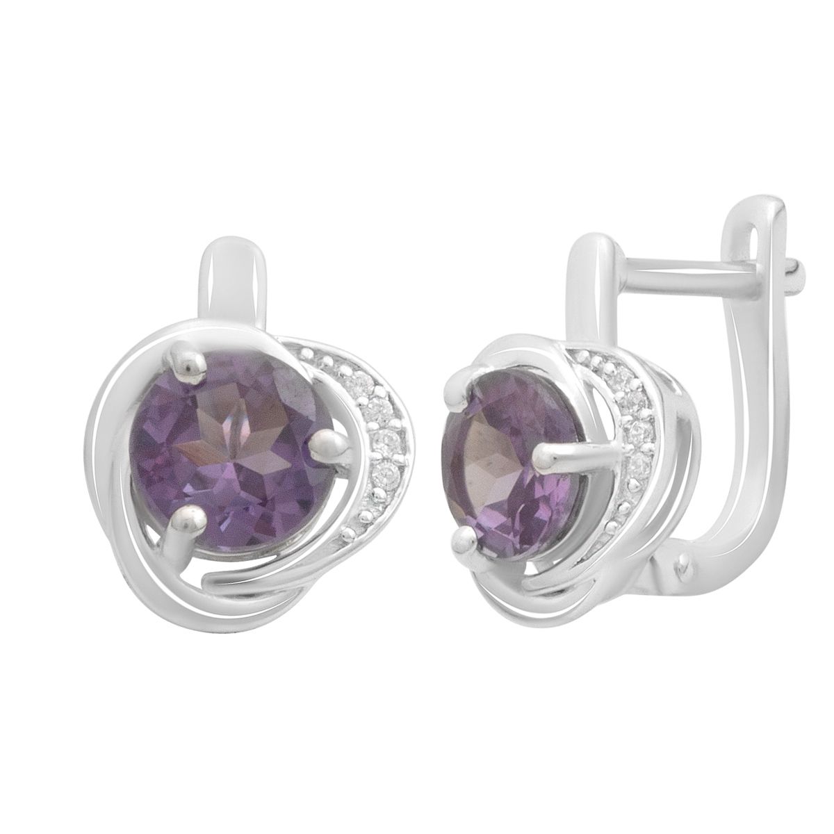 

Срібна каблучка з олександритом 3.339ct (2180180) різнокольорові кольору