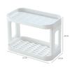 2 Layers Desktop Storage Rack Organizer Detachable Double Layer Dressing Table Cosmetic Storage