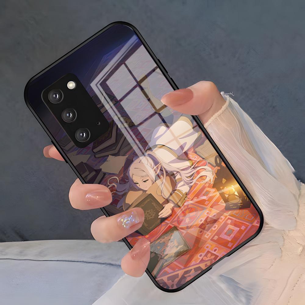 Hot F-Frieren Anime Phone Case For Samsung A25 A13 A33 5G A54 A36 A35 A56 A52 A14 Shockproof Glass Cover