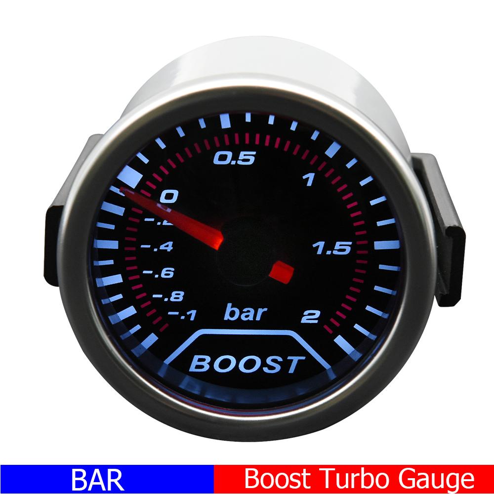 2" 52mm Car Turbo Boost Gauge PSI Exhaust Gas Temp Water Temp Oil Temp Press Air Fuel Ratio Voltmeter Tachometer for Car 12V