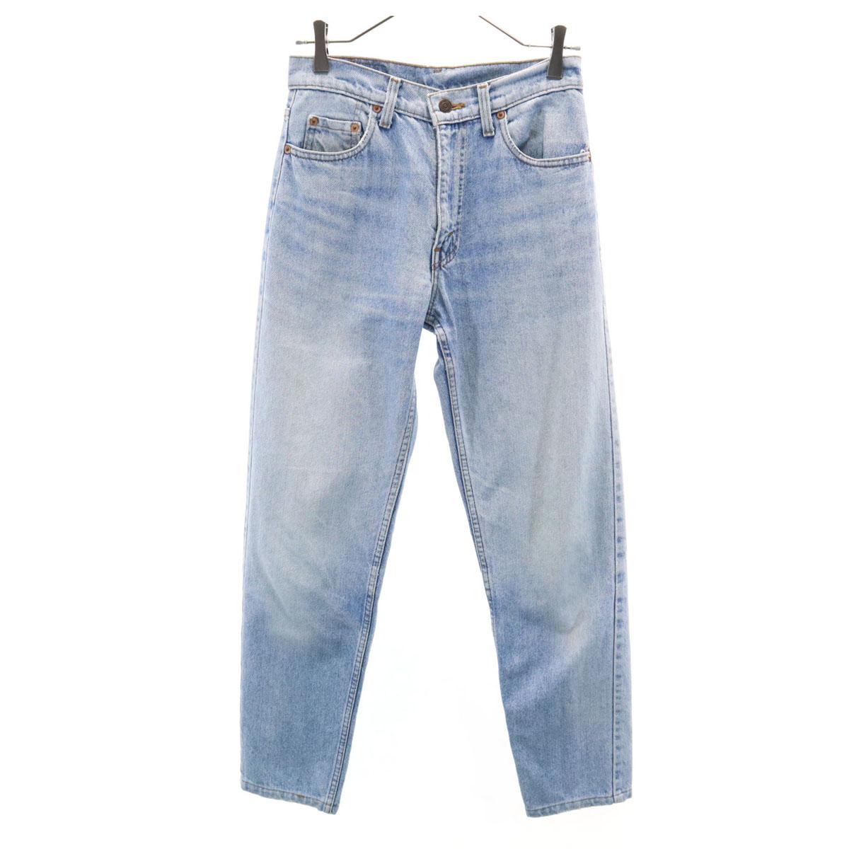 

Levi s 90s 610-0217 Made in USA Old Tapered denim pants W29 blue jeans Men s Used