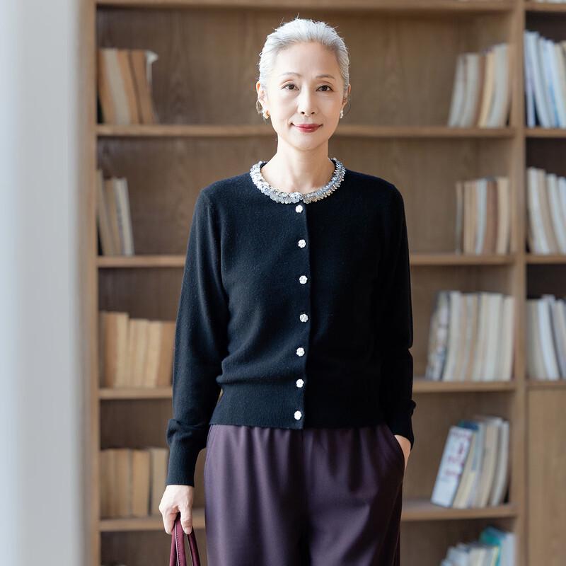 Muzi Women's 100% Pure Wool Knit Sweater