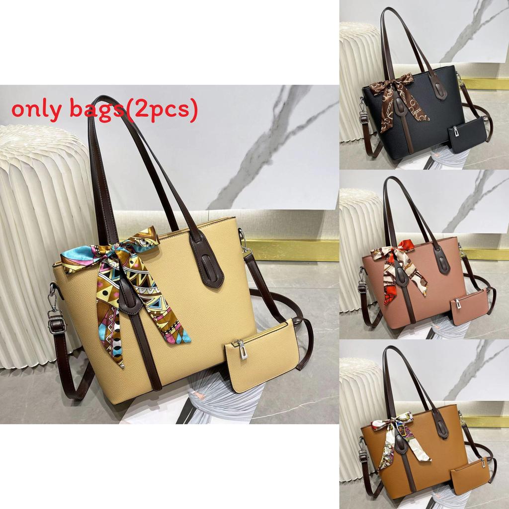 Big Pu Tote Bag With Secure Zipper Closure And Organizer For Weekend Trips