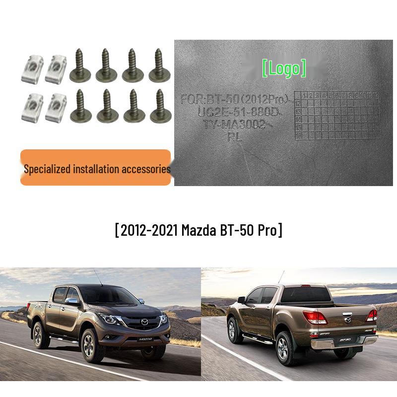 Mazda BT50 4WD 2012-2021: Błotniki przednie i tylne