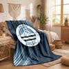 Coperta in Pile a Tema Swansea City Morbida e Accogliente in Peluche per Camera da Letto Divano Viaggio