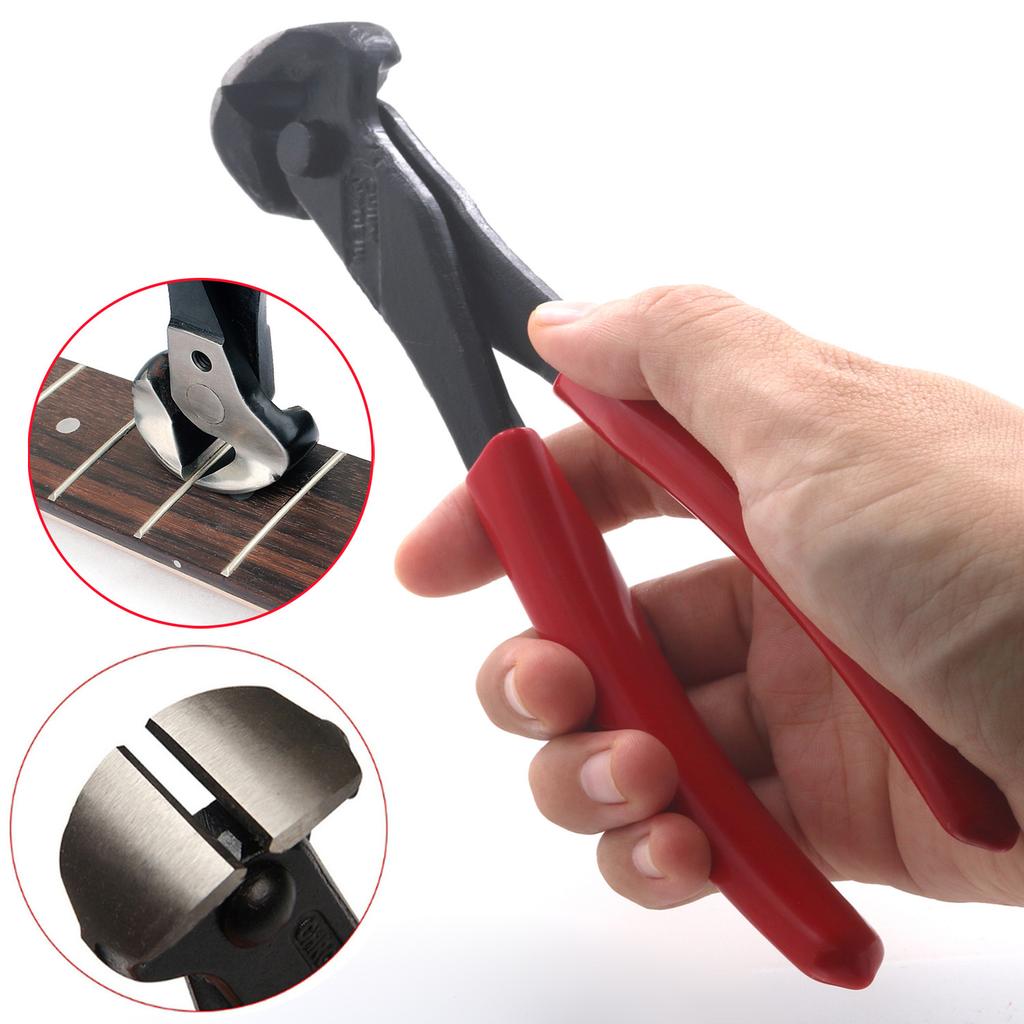 Guitar Fret Pliers With Fingerboard Protector Bridge Pin Puller And String Cutter Set Professional Guitar Repair Tool Kit 3 Pcs