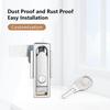 Industrial Hardware Cabinet Key Operated Push Button Panel Lock with Easy Installation