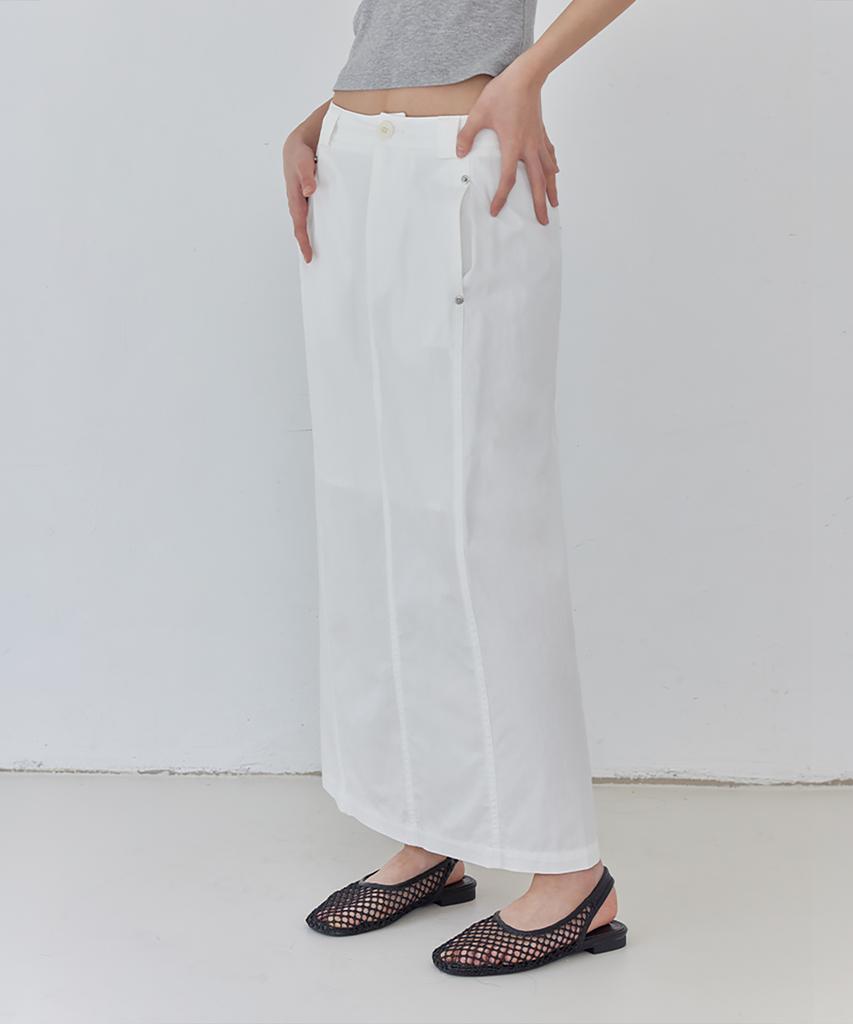 Leondeondada Classic Panel Maxi Skirt, 2Colors