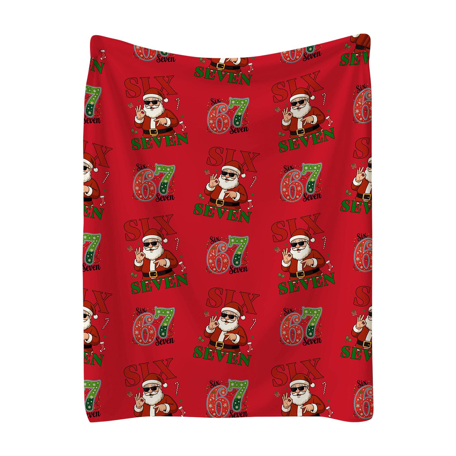 

6-7 Christmas Blanket, Boy Christmas Blanket, 67 Throw Blanket 100*150 One Size