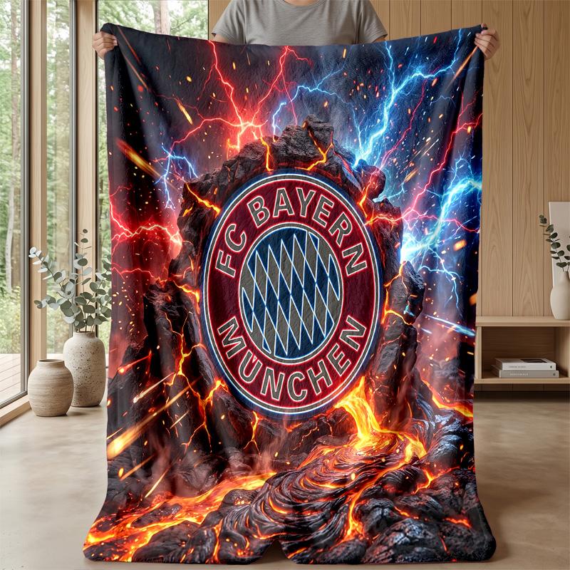 Bayern Munich Theme blanket Soft Flannel Blanket Plush Throw Blanket Cozy Sofa Bed Blanket for Home Decor