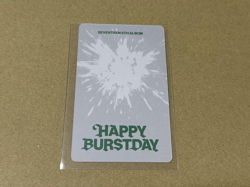 [USED] SEVENTEEN Korean Lucky Draw S.Coups