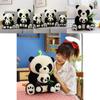 Soft Stretchy And Panda Plush Toy Adorable Black And White Zoo Doll