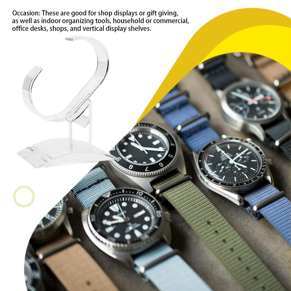 Display Rack Transparent Jewelry Display Stand Lightweight Watch Holder Accessories Headband Showing Holder Show Case Stands