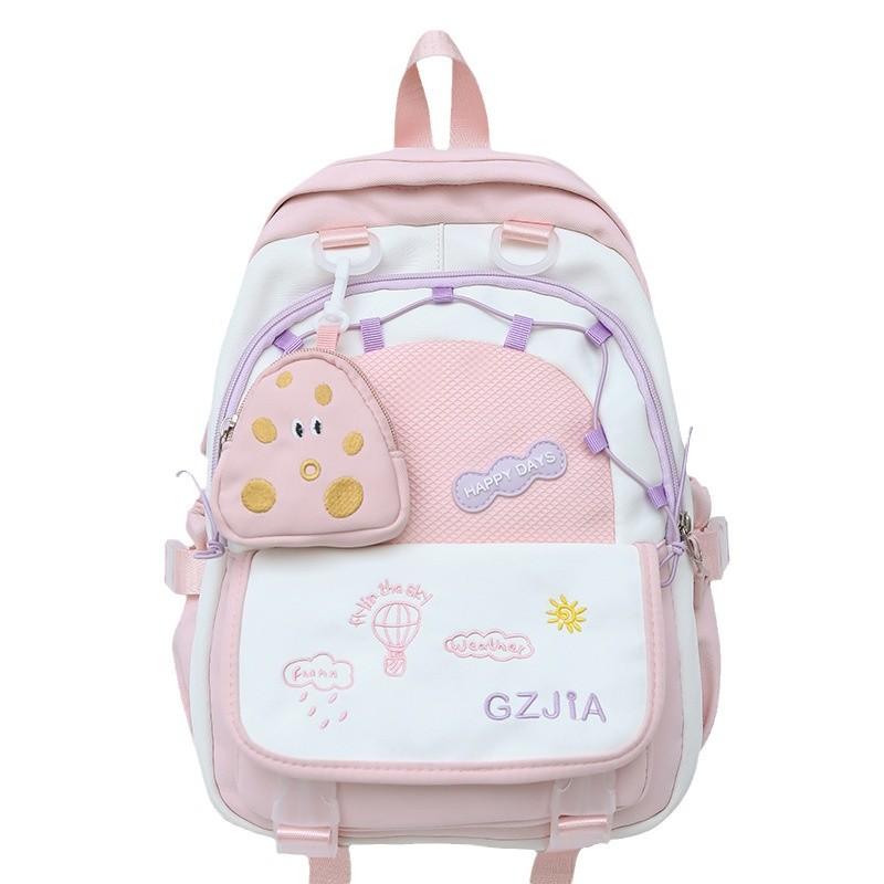 Schoolbag Children Elementary School Girls High Looking Ins Letters Kindergarten Small Backpack