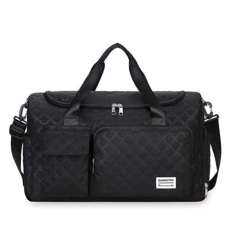 Fashionable, Casual, Multi-functional, Large Capacity, Can Be Used To Cover The Luggage Bag, Wet and Dry Separation Diamond Gym Bag, Shoe Bin