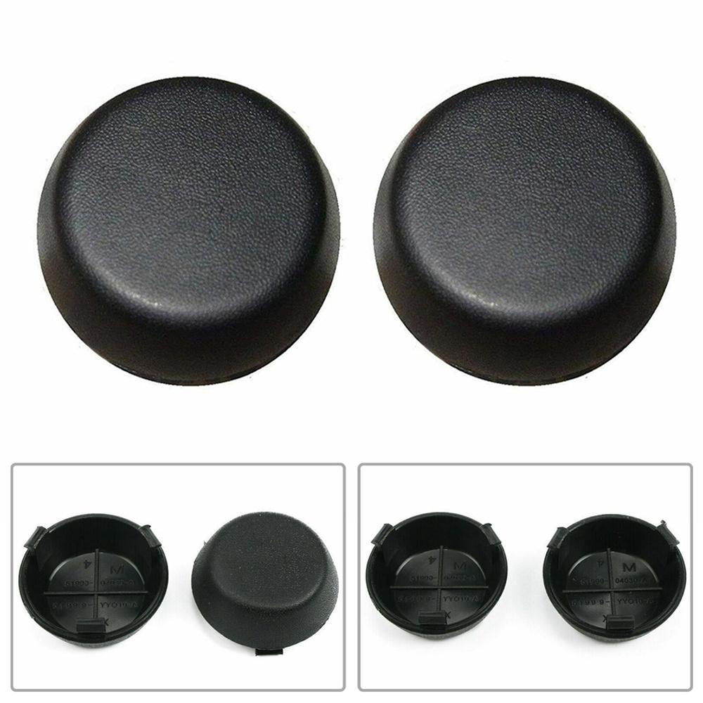 New 2PCS Rear Bumper Dome Caps PT228-34000-BK For 2005-2015 Tacoma 2000-2006 Tundra