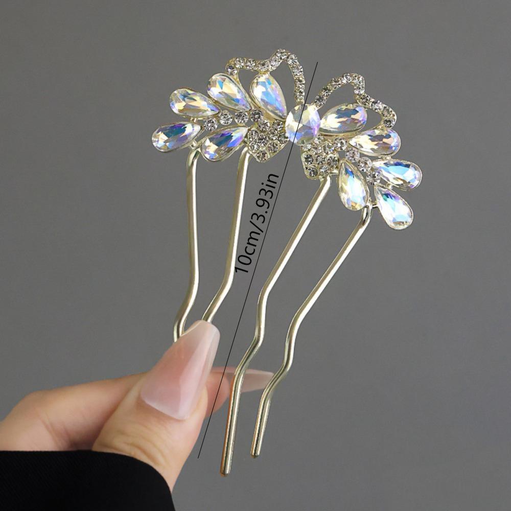 1pc Gun Black Flower Hairpin New Chinese Hairpin Female Ancient Style Coiled Hair Temperament Hairpin Haircomb Daily Hairpin