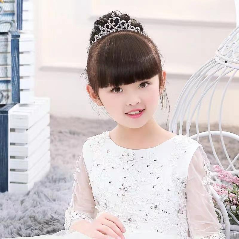 Children's Crown Metal Rhinestone Crown Catwalk Performance Headband Princess Birthday Party Headband Headband