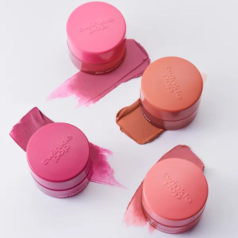 [Twinkle Pop by CLIO] Blur Mud Pot (Lippen&Wangen) 4 Farben