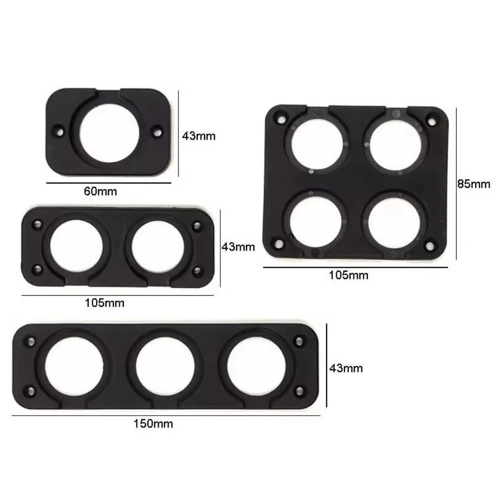 Fixed Base Plate Car Charger Mounting Panel USB Charger Mounting Plate Vehicle Accessories