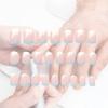 Unique 2020 Chinese Brand Nail Art Stickers With Removable French Fake Nails In Gel Glue And Jelly Double-sided Design