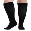 1 Pair Large Size Compression Socks for Women and Men Wide Calf Extra-Large Knee High Support Stockings for Circulation