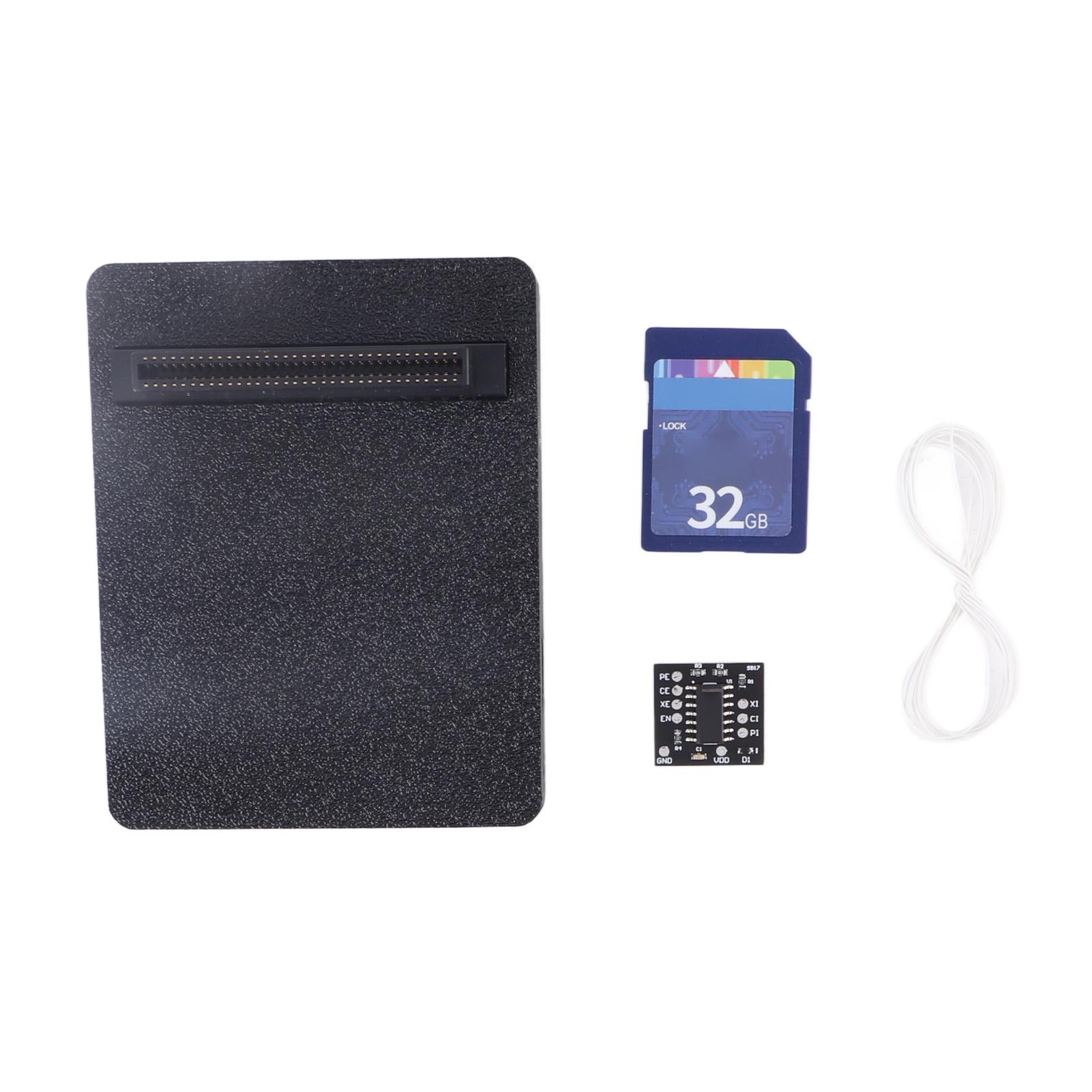 

Эмулятор оптического привода SDL Kit 3D-печатный корпус игровые аксессуары с картой памяти для PS1 Fat чёрный