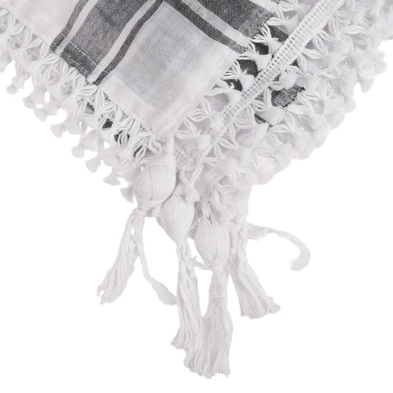 Fashion Adult Keffiyeh Headscarf with Jacquard Pattern Arab Style Headscarf