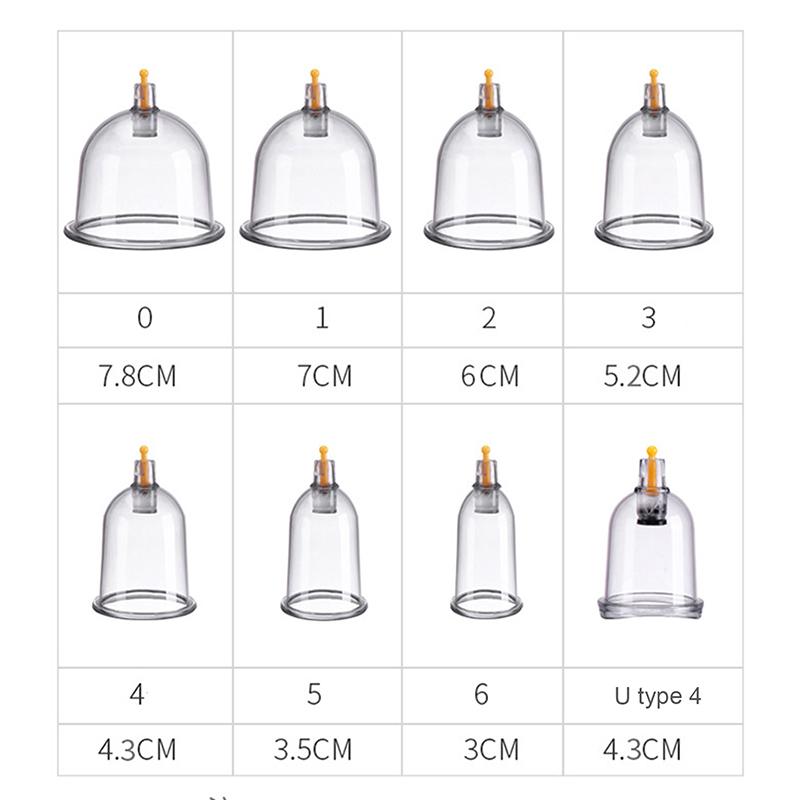 Thick Jars cupping therapy set Chinese Medicine Vacuum Cupping Massage Suction Cups Anti Cellulite Acupuncture Massager care