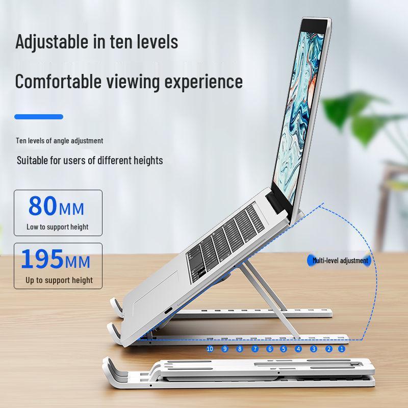 Portable Aluminum Laptop & Tablet Stand with Heat Dissipation