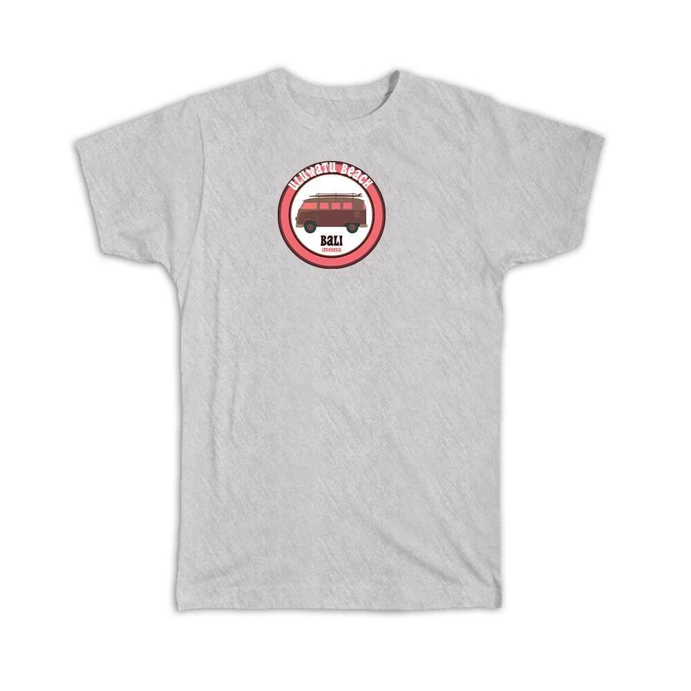 Gift T-Shirt : Camper Uluwatu Beach Bali Indonesia Retro Kombi 4XL