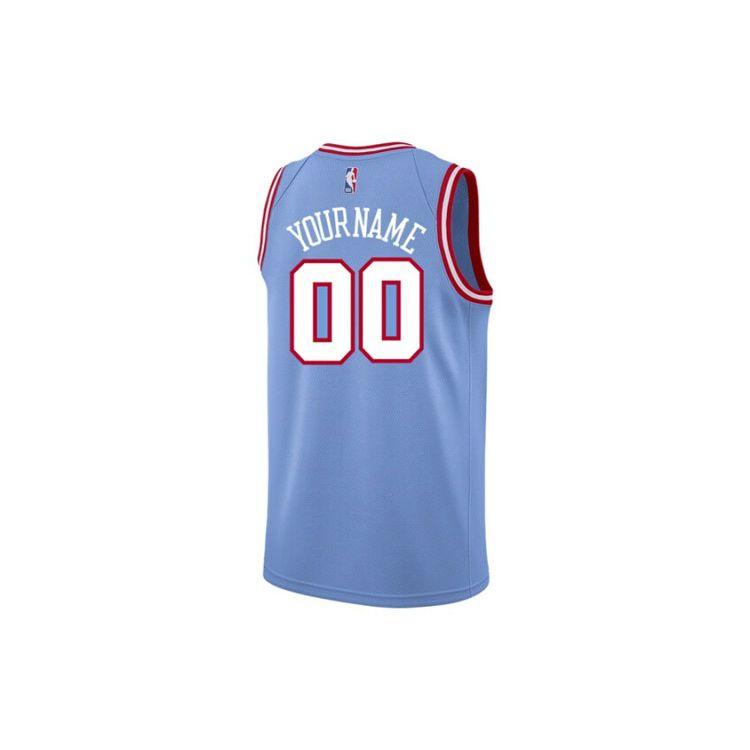 Nike Sports Basketball Jersey Tank City Edition - Chicago Bulls Men Tops Blue AV4629-448