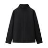 European & American Women's Fashion: Casual Lapel Pearl Leather Wool Short Jacket