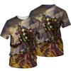 3D Gedrucktes Ägyptisches T-Shirt Herren Retro Ägypten Muster T-Shirts Sommer Harajuku Lockere T-Shirts Kurze Ärmel Unisex Rundhals Oberteile