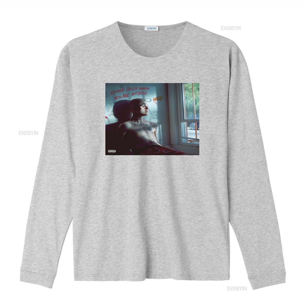 LIL PEEP T SHIRT Come Over When Youre Sober Pt 2 Vinyl Cover SMALL MEDIUM L XL Vintage Washed Top For Everyday Wear Slightly