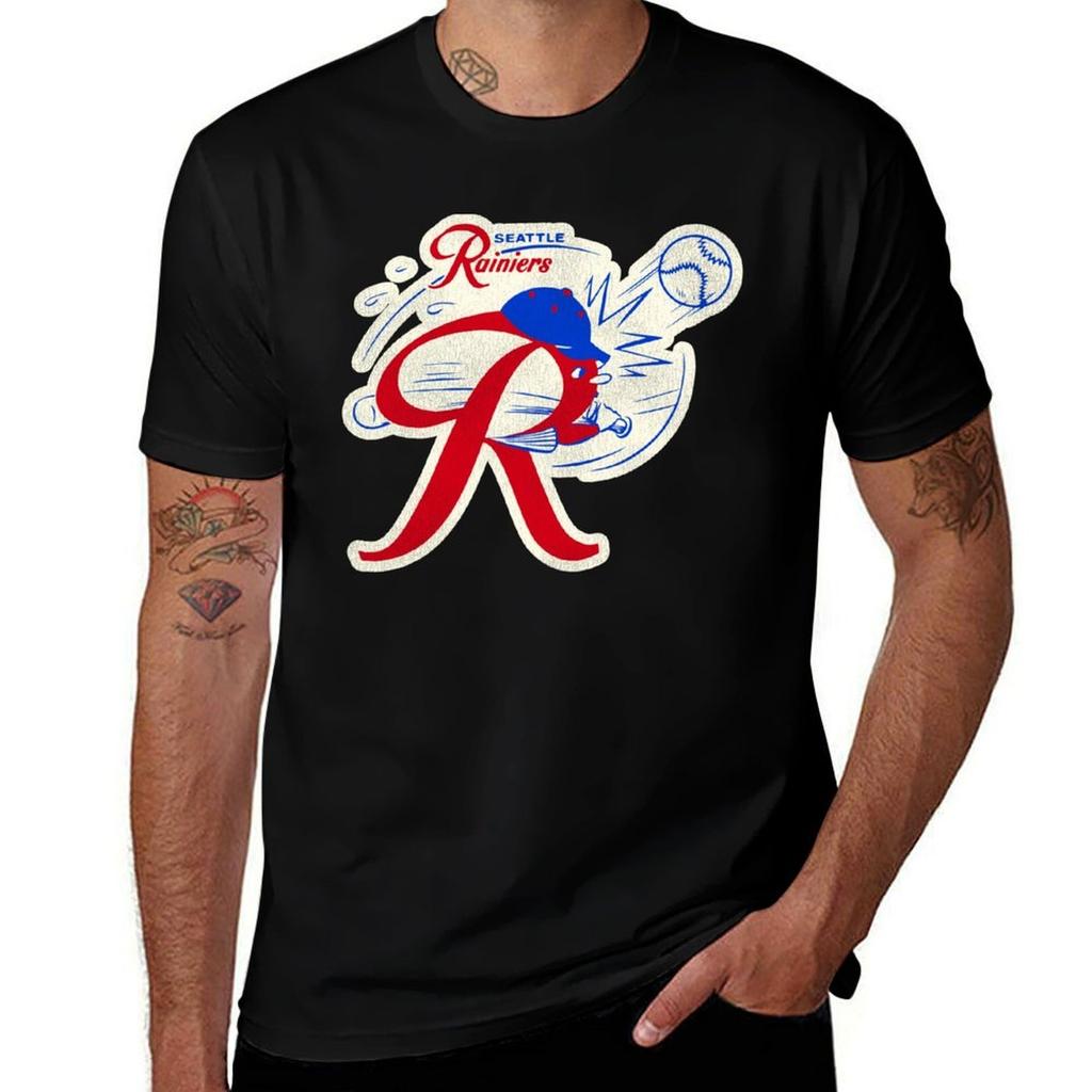 Seattle Rainiers Baseball TShirt Urban Style Print TShirt