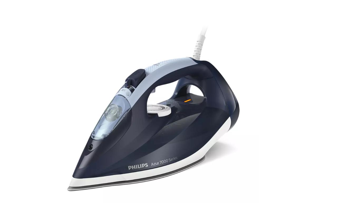 Philips | DST7030/20 | Dampfbügeleisen | 2800 W | Wassertankkapazität 300 ml | Kontinuierliche Dampfausgabe 50 g/min | Dampfstoß 250 g/min | Dunkelblau