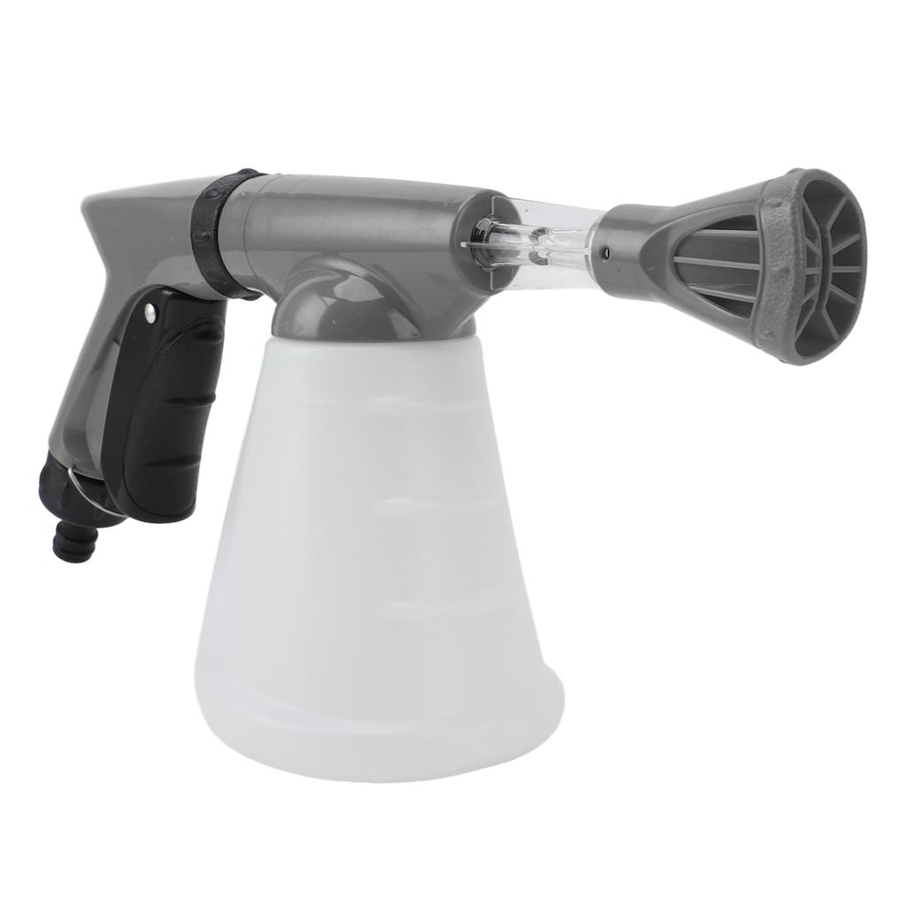 Foam Cannon Multifunctional Professional Sprayer Tool High Pressure Foam Washer Cannon for Water Flowers Carwash Gray