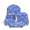 Trendy 4pcs Girls Backpack Set Featuring Durable Canvas Material And Adorable Rabbit Pattern