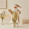 30/45cm Santa Claus  Statue Ornaments Plush Santa Claus Toy Santa Claus Doll  Navidad