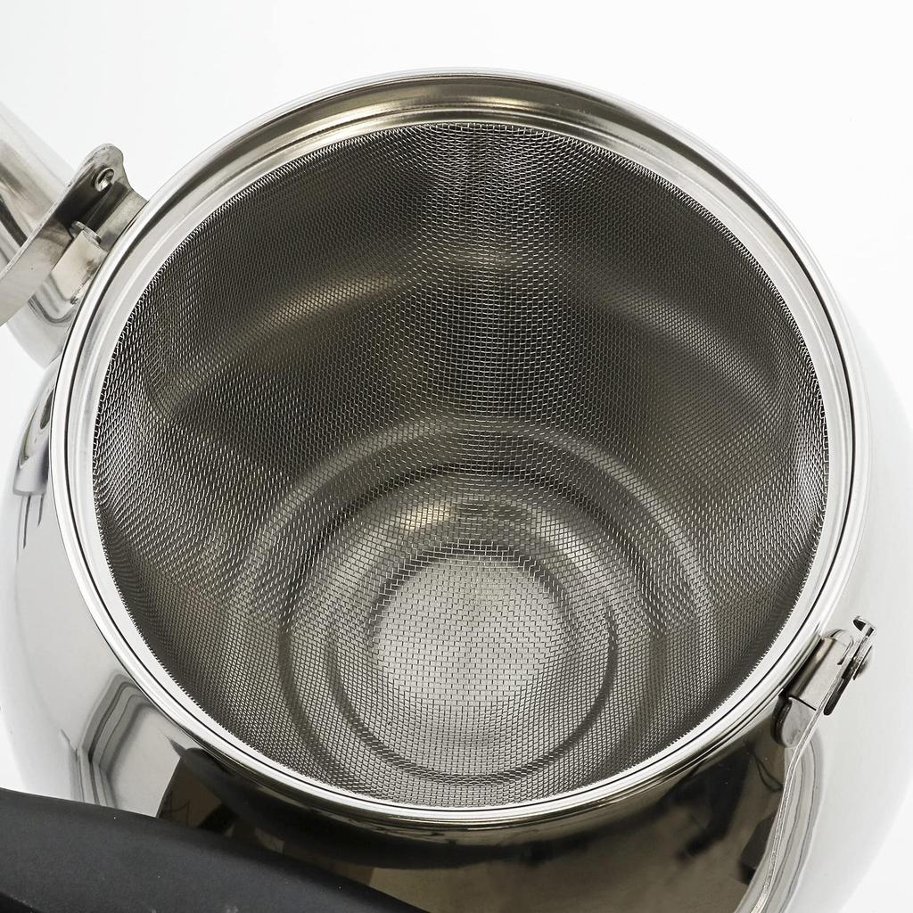 Bestco Mighty Neo Stainless Steel with Tea Wide-Mouth Kettle, 5.0L, Strainer, ND-9443