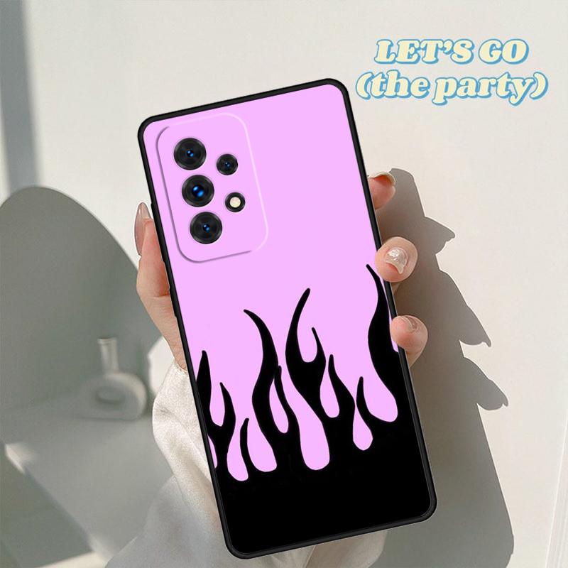 

Fashion Design Flame Pattern phone case For Samsung Galaxy A42 A31 A40 A51 A71 A32 A80 A91 A52 A72 A73 A20e A21S A50 A70 A11 A12 Samsung A71 5G