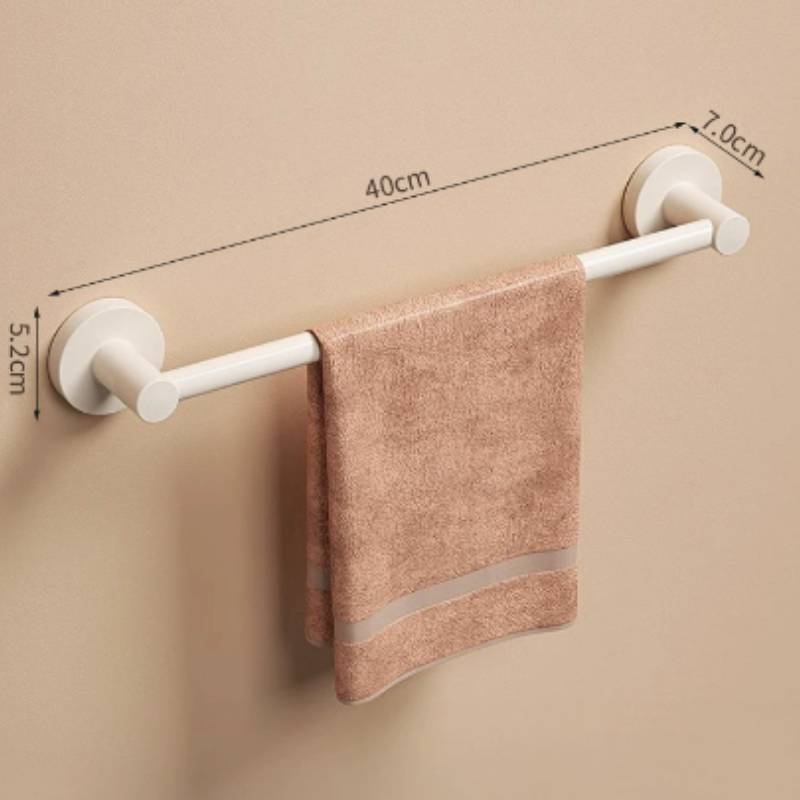 Modern Stainless Steel Double Towel Bar With Load Capacity For Bathroom Storage