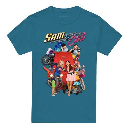 Sam & Cat Unisex Adult Poster T-Shirt