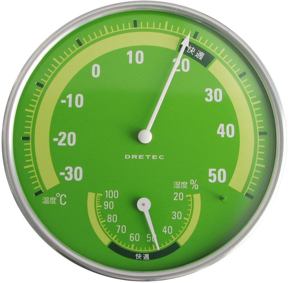 Dretec Analog Thermo-Hygrometer, Green, O-310GN