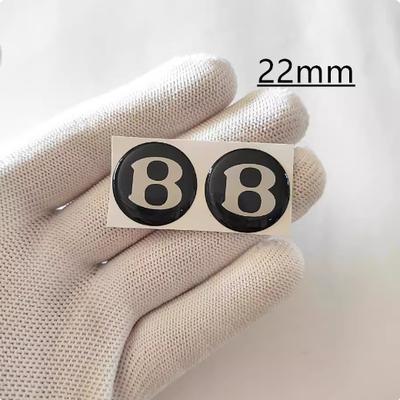 Car LOGO Key Sticker Waterproof Rubber-coated Flat Decoration For New Bentley Flying Spur Continental GT Bentayga Mulsanne