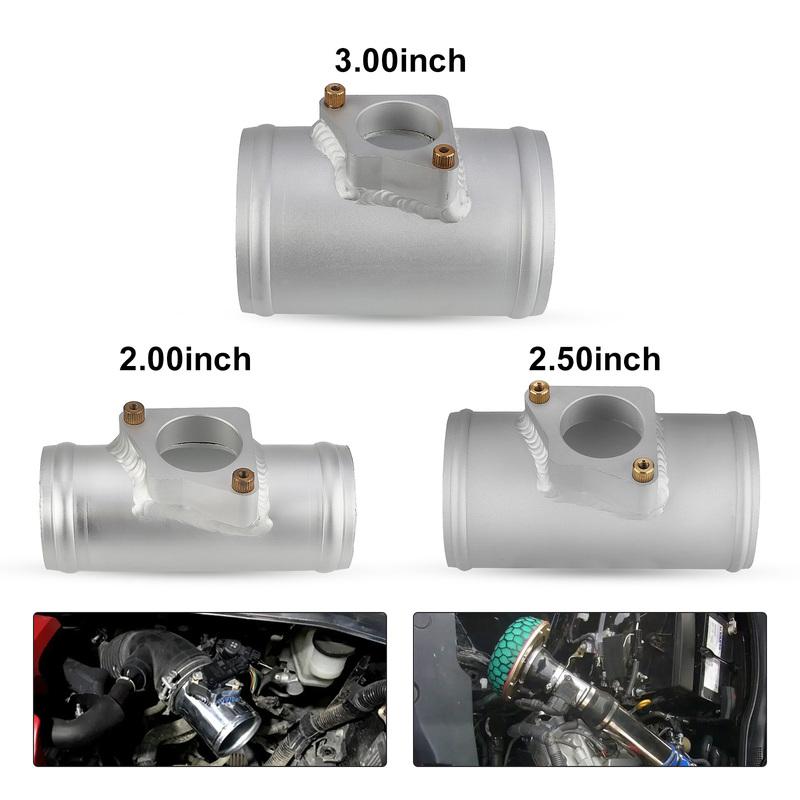 2"/2.5"/3" Pipe Tube Flange Base MAF Mass Air Flow Sensor Mount Adapter For Nissan For Honda For Ford