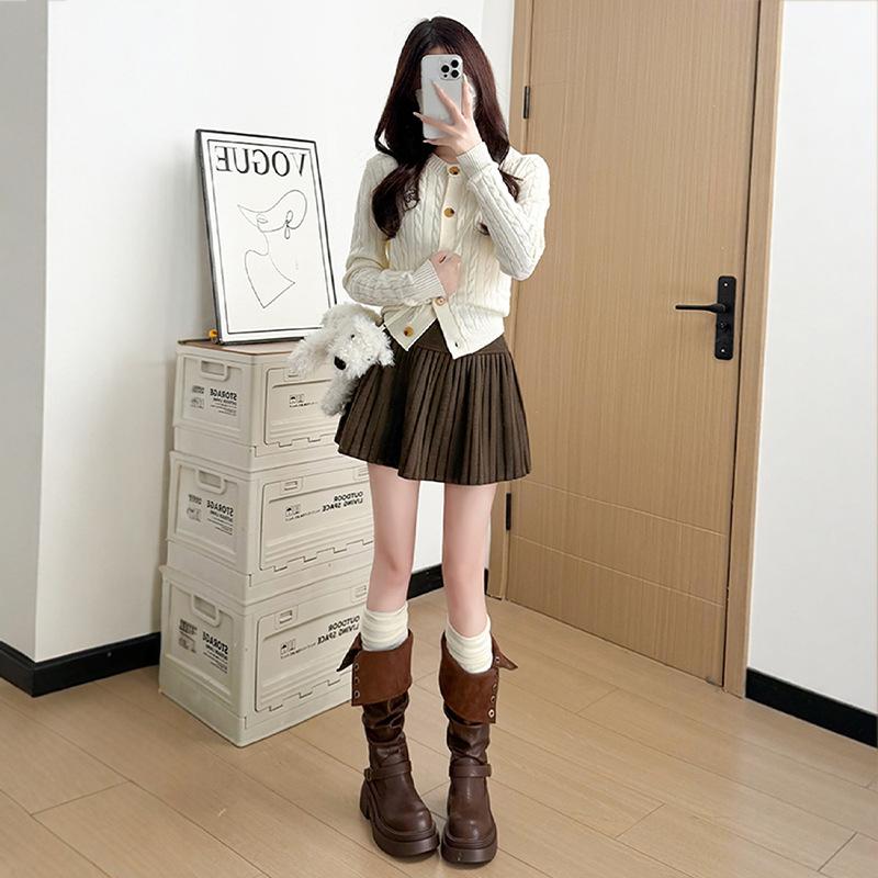 Black floral skirt women's summer new high waist thin small a word short skirt fluffy cake skirt