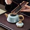 Ked Glaze of Teapot Clay Pot Tea Set and Ge Kiln Teeware Teware Yixing Clay Kettle Coffeeware Teaware Gaiwan Teapots Samovar